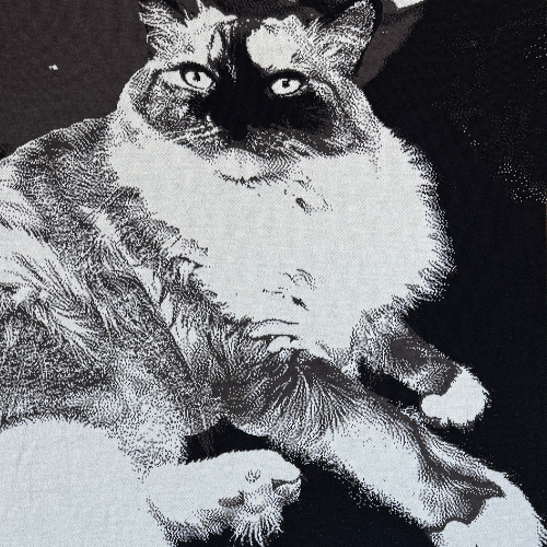 Custom Pet Picture Blanket – Merino Wool Blend