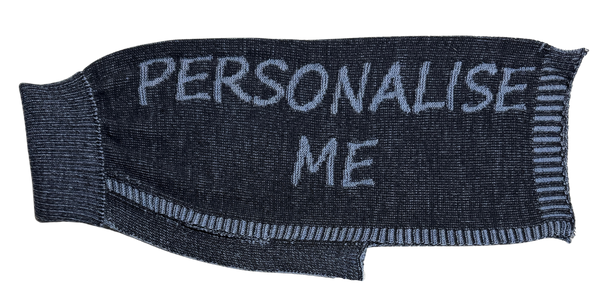 Personalised Contrast Dog Jumper – Merino Blend