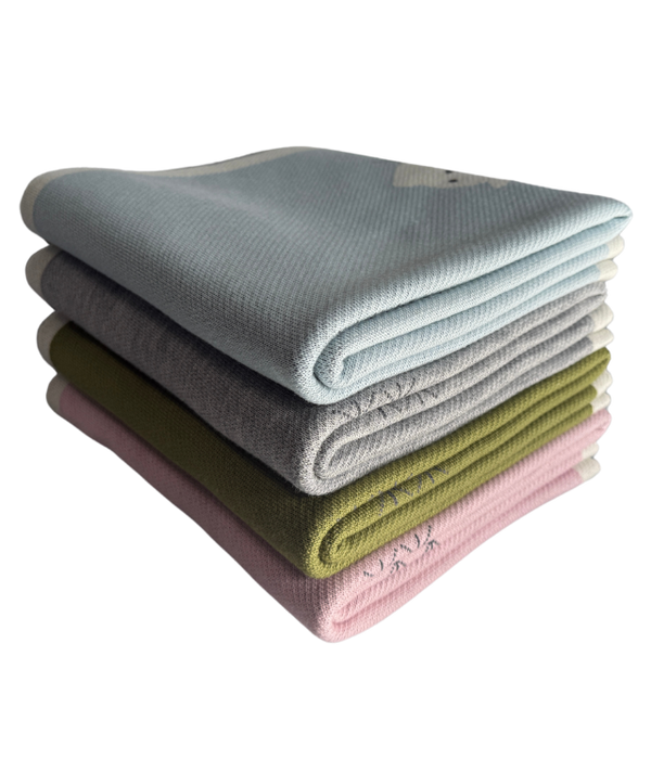 Chickie Baby Blanket – Pure Merino Wool