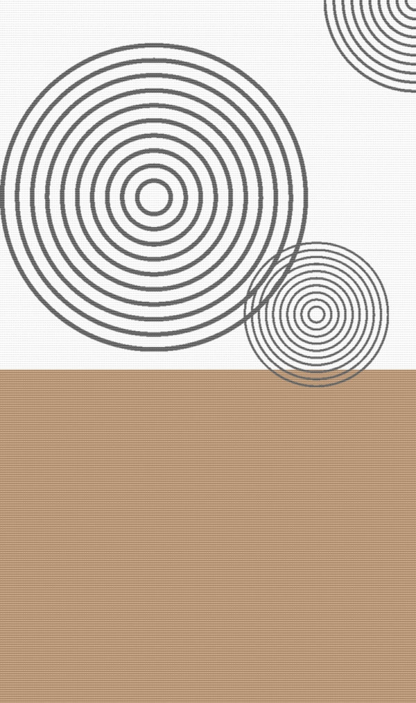 Bold Geometry Throw Rug - Merino Wool