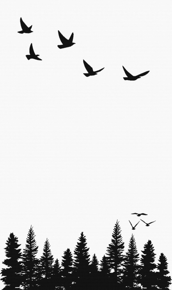 Flight Through the Canopy Blanket – Pure Merino Wool