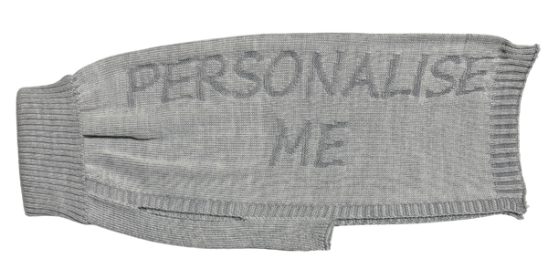 Personalised Contrast Dog Jumper – Merino Blend