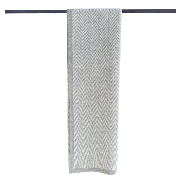 Herringbone Throw – Pure Merino Wool