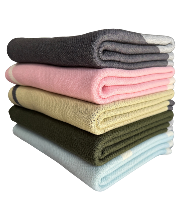 Personalised Baby Name Blanket – Pure Merino Wool