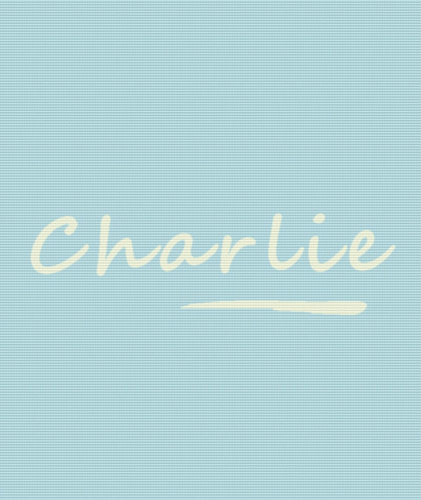 Personalised Baby Name Blanket – Pure Merino Wool