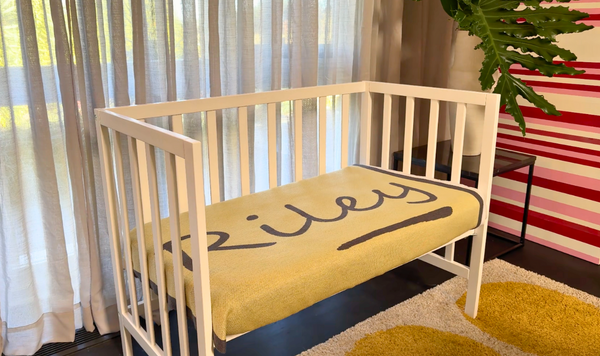 Personalised Baby Name Blanket – Pure Merino Wool