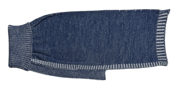 Contrast Merino Dog Jumper