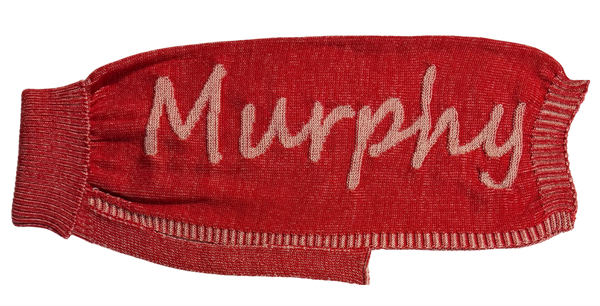 Personalised Contrast Dog Jumper – Merino Blend