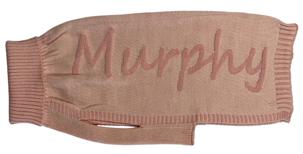 Personalised Contrast Dog Jumper – Merino Blend