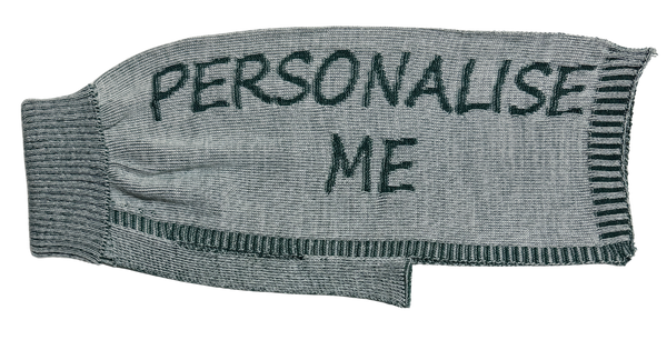 Personalised Contrast Dog Jumper – Merino Blend