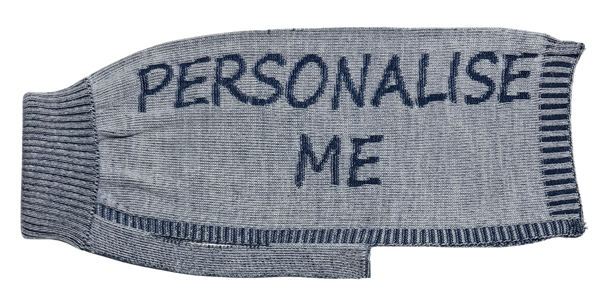 Personalised Contrast Dog Jumper – Merino Blend