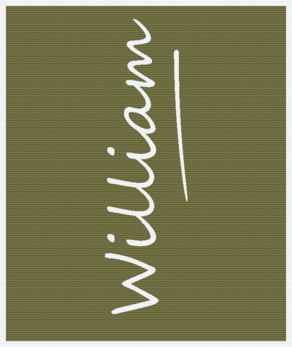 Personalised Baby Name Blanket – Pure Merino Wool