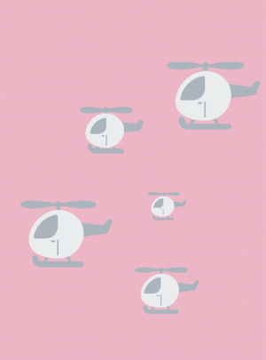 Helicopter Baby Blanket – Pure Merino Wool