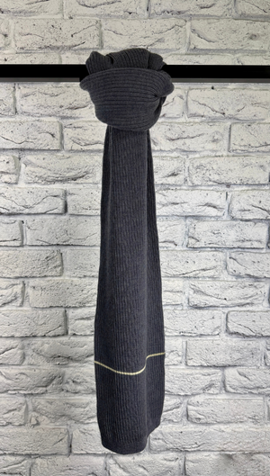 Ribbed Scarf - Pure Merino Wool