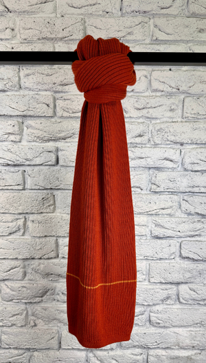 Ribbed Scarf - Pure Merino Wool