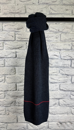 Ribbed Scarf - Pure Merino Wool