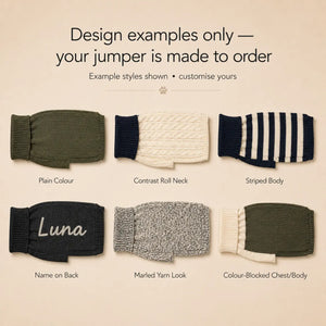 Custom Dog Jumper - Merino Wool