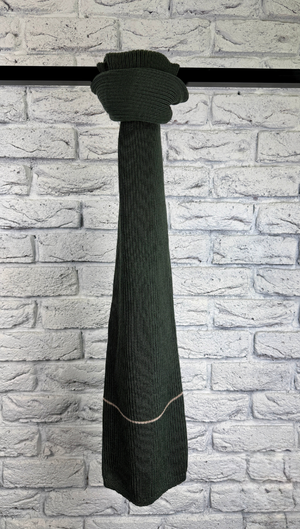 Ribbed Scarf - Pure Merino Wool