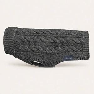 Cable Knit Dog Jumper - Merino Wool