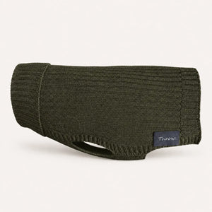 Ribbed Merino Wool Dog Jumper