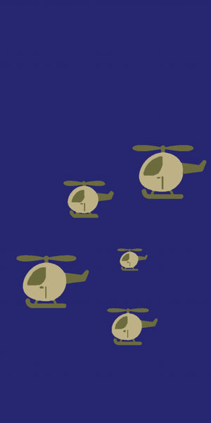 Helicopter Baby Blanket – Pure Merino Wool
