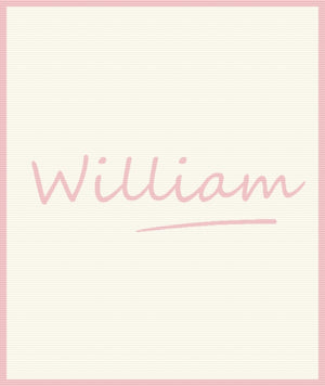 Personalised Baby Name Blanket - Organic Cotton