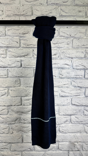 Ribbed Scarf - Pure Merino Wool