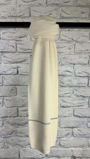 Ribbed Scarf - Pure Merino Wool
