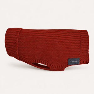 Ribbed Merino Wool Dog Jumper