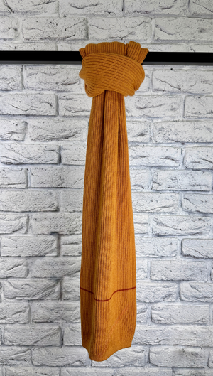 Ribbed Scarf - Pure Merino Wool