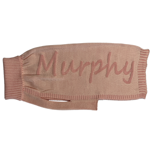 Personalised Contrast Dog Jumper – Merino Blend
