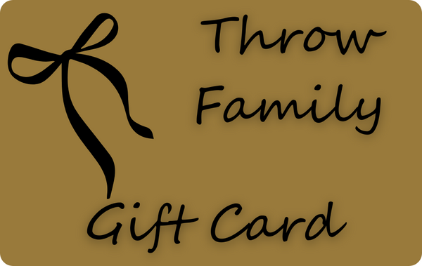 Throw. Family of Brands Gift Card
