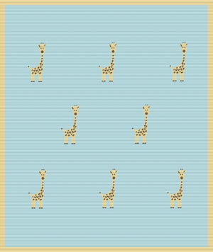 Eddie the Giraffe Baby Blanket – Pure Merino Wool
