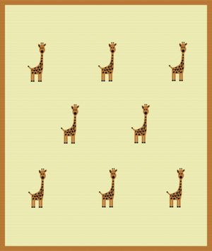 Eddie the Giraffe Baby Blanket – Pure Merino Wool