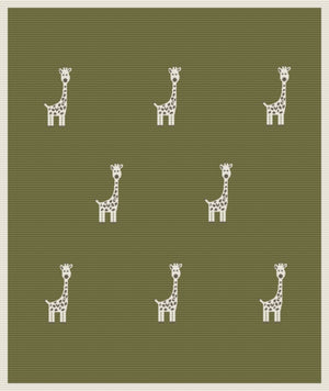Eddie the Giraffe Baby Blanket – Pure Merino Wool
